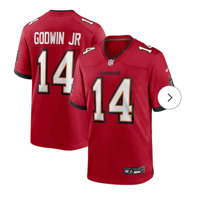 Chris Godwin Jr. Tampa Bay Buccaneers Nike Game Player Jersey - Red
