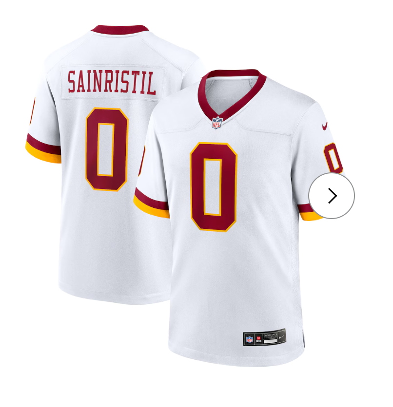 Mike Sainristil Washington Commanders Nike Game Super Bowl Era Jersey - White